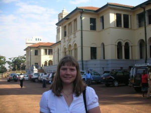 Me on My First Day of Work (in front of the High Court)
